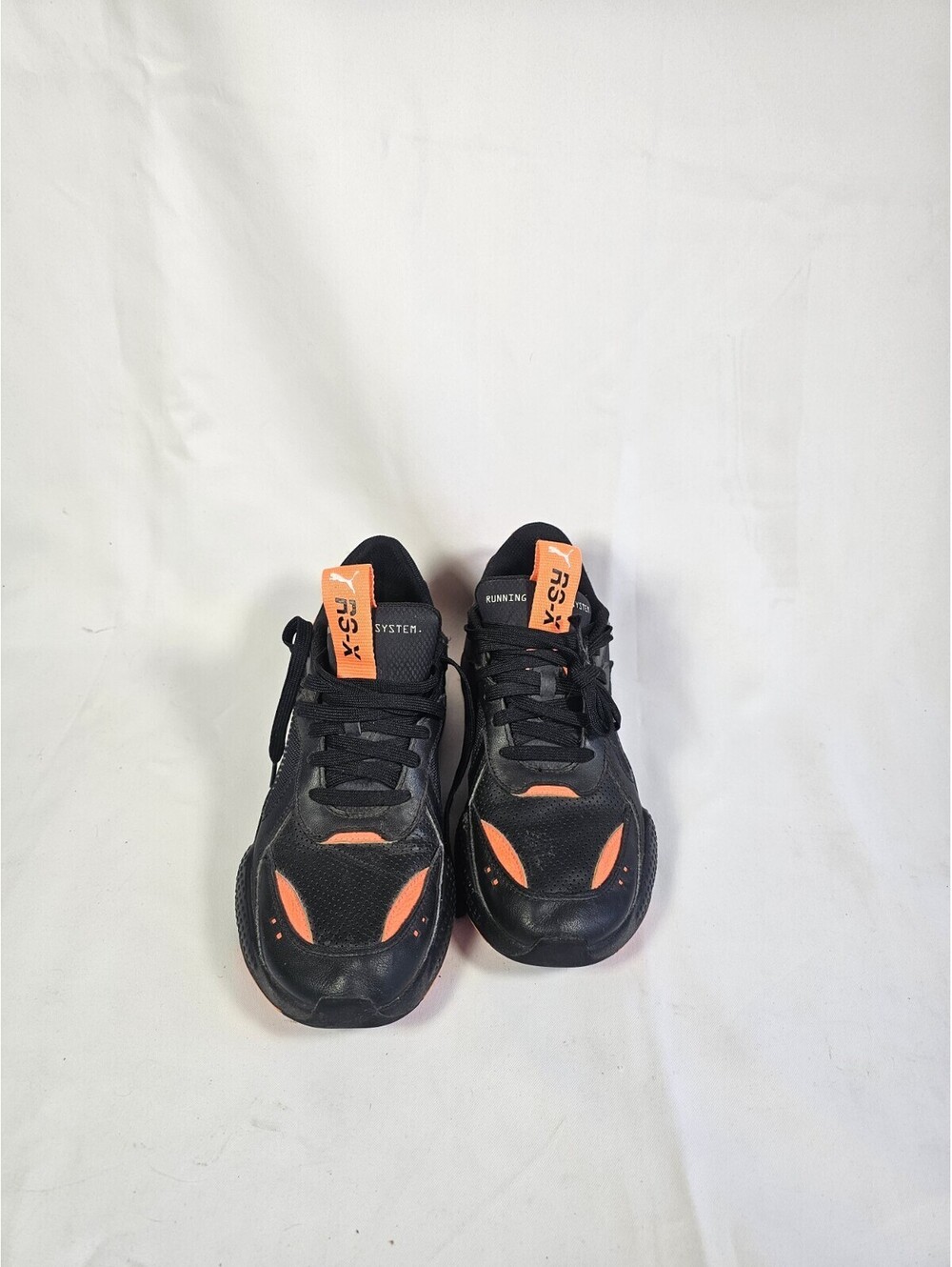 Rare Puma RS-X Winterized Black And Ultra Orange Size 8.5